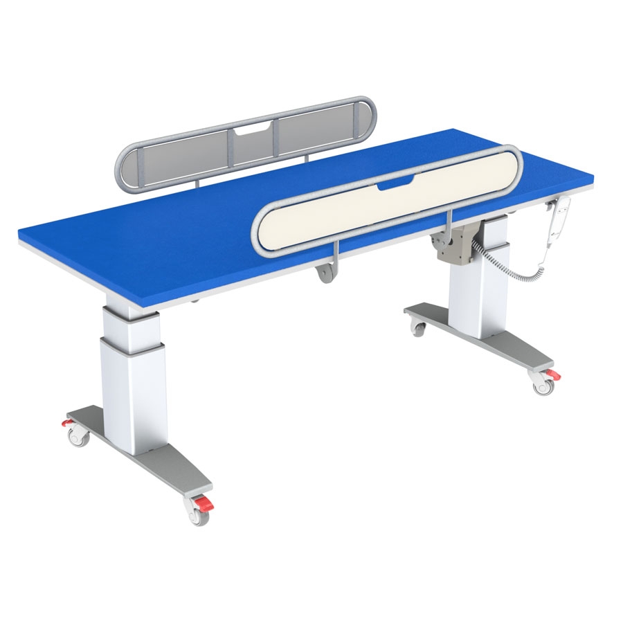 Table à langer électrique et mobile à hauteur variable 345